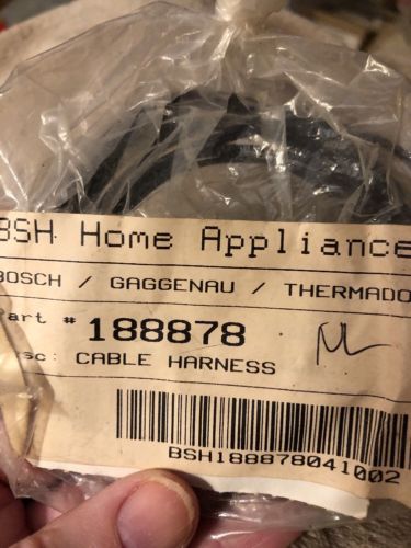 Bosch Dishwasher Harness 188878 Genuine OEM