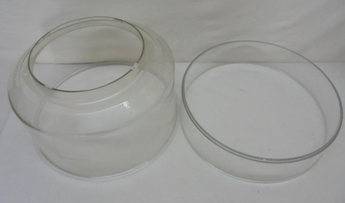 Nuwave Infrared Oven Clear Dome Cover Replacement Part + clear ring extension