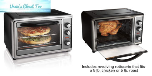 Hamilton Beach 31104D Countertop Oven with Convection and Rotisserie, One...