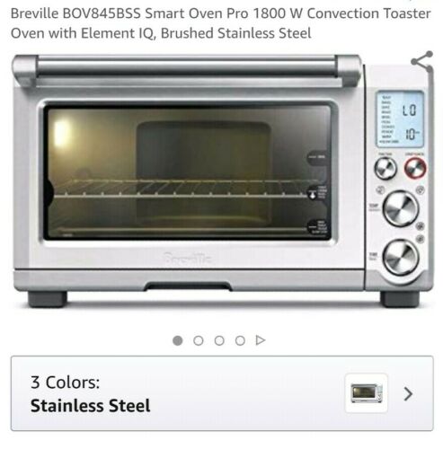 Breville Smart Oven Pro Convection Toaster Oven 1800W (BOV845BSS) NEW!