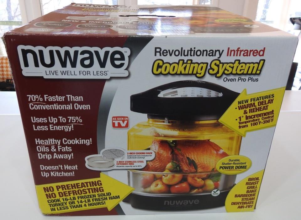 Nuwave Infrared Cooking System Oven Pro Plus Conduction Convection 20632