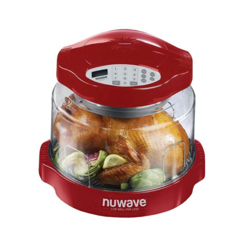 NuWave Oven Red Pro Plus with Clear Dome