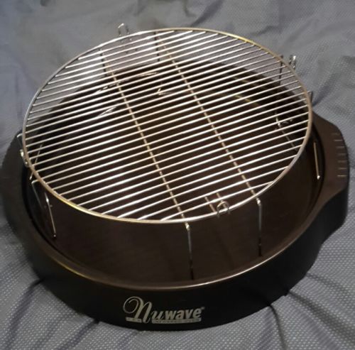 Nuwave Oven Pro REPLACEMENT Base Drip Tray Pan Grill Rack