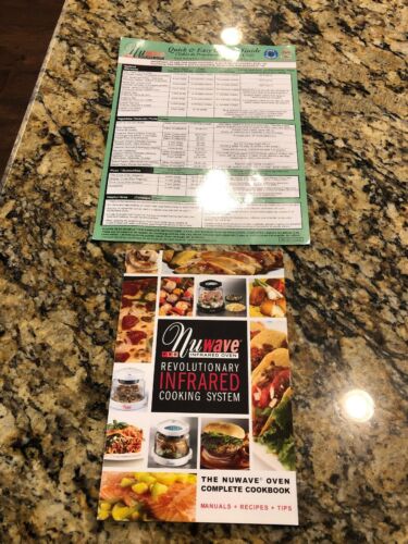 NUWAVE Infrared Oven Complete cookbook w/ Quick & Easy Cooking Guide