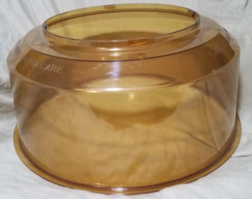 NuWave Pro Plus Infrared Oven Amber Plastic Dome Top Lid Replacement Part     a2