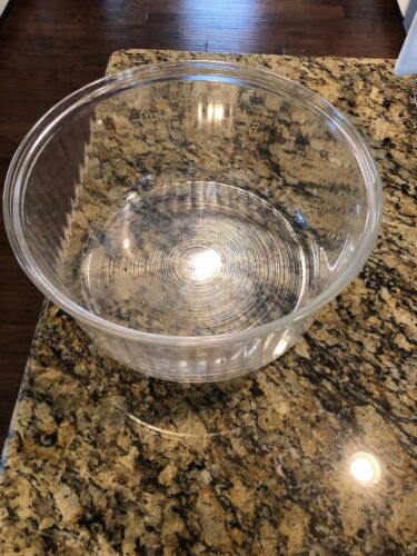 Galloping Gourmet Perfection Aire Convection Oven 707A Part Glass Bowl Clear