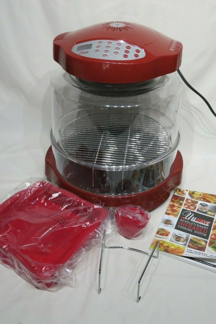 Digital HEARTHWARE NUWAVE PRO INFRARED Red/Cinnamon Convection OVEN 20337