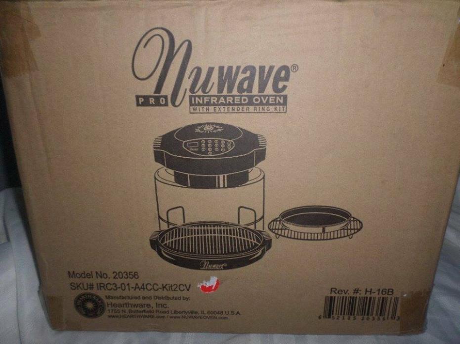 Nuwave Pro Infrared Oven With Extender Ring Kit Model #20344