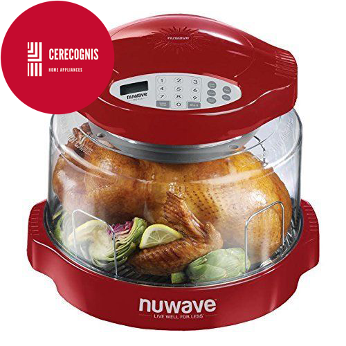 NuWave Oven Red Pro Plus with Clear Dome  20634 - Brand New
