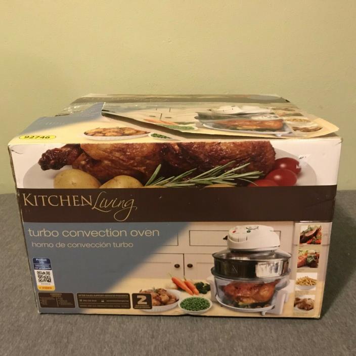 Brand New Open Box Kitchen Living Turbo Convection Oven 92746 Fast Free Shipping
