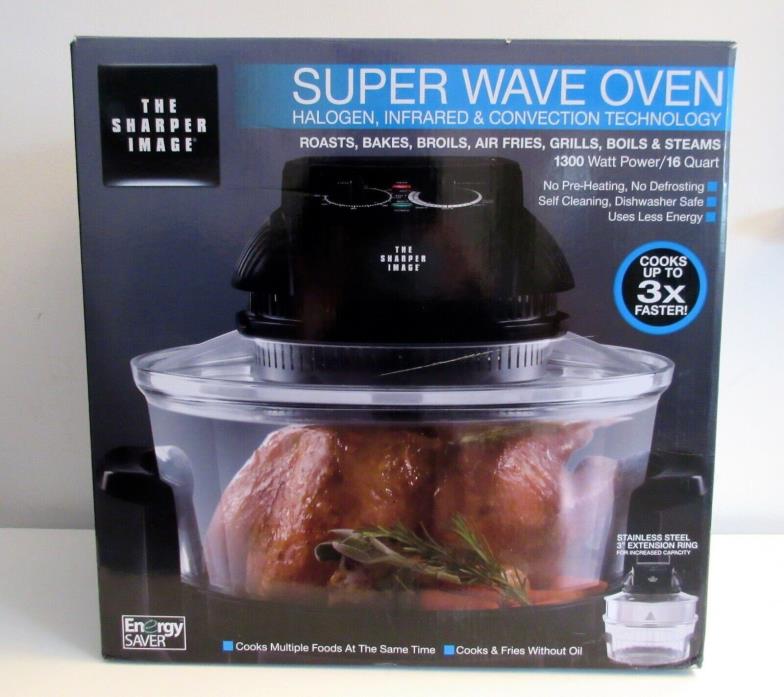 Sharper Image Super Wave Oven-Halogen/Infrared/Convection NEW IN BOX!!!