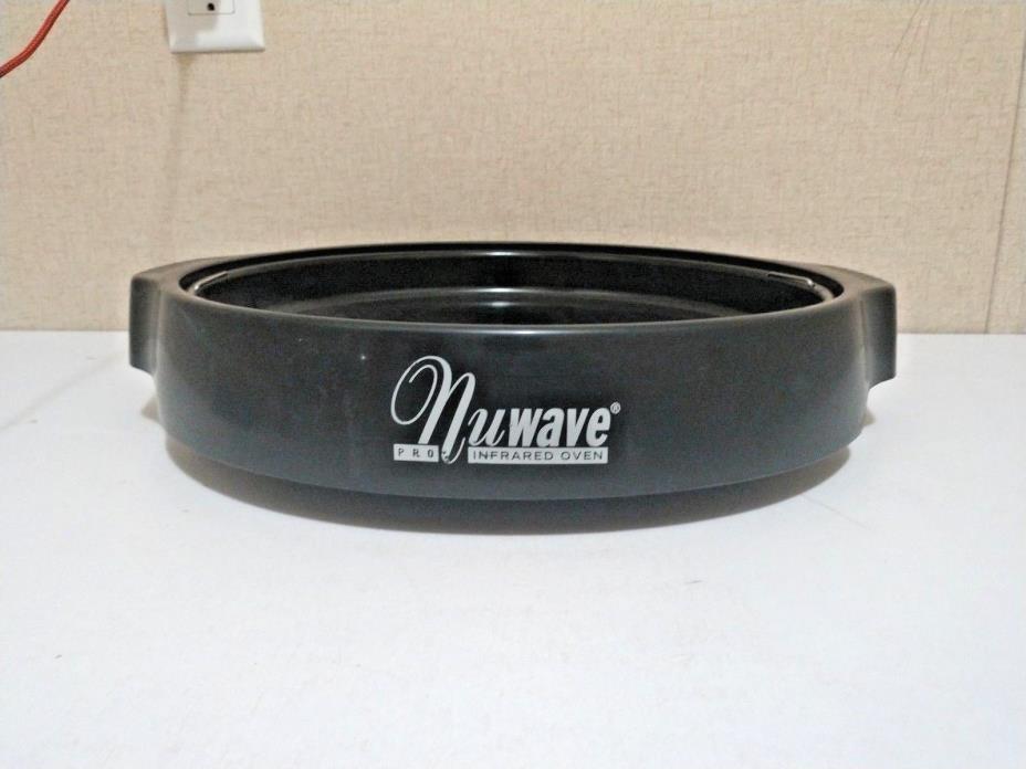 NuWave Pro Infrared Oven Replacement Base & Enamel Drip Pan Black