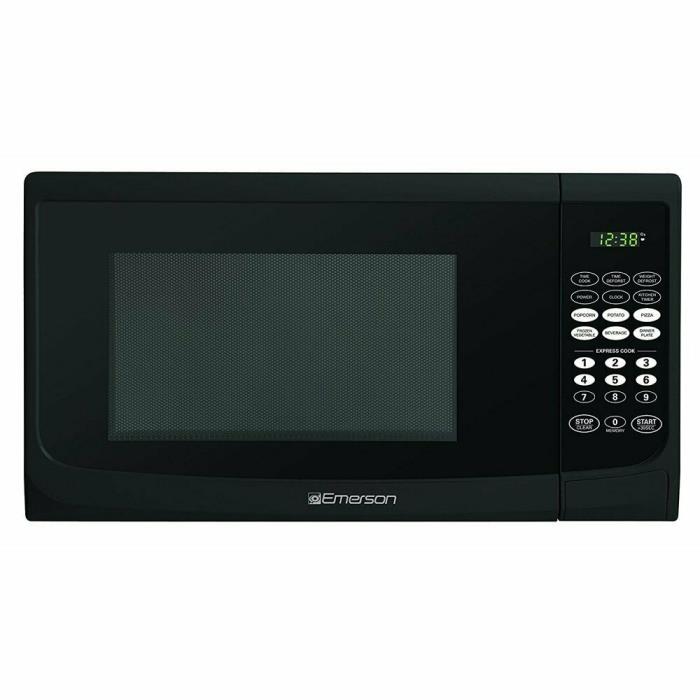 Emerson 0.9 CU. FT. 900 Watt, Touch Control, Black Microwave Oven, MW9255B