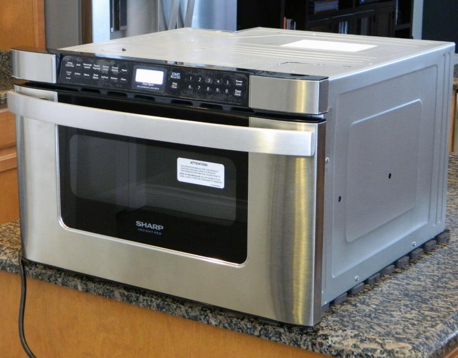 Sharp KB6524PS 1000W Built-in Microwave Drawer Oven