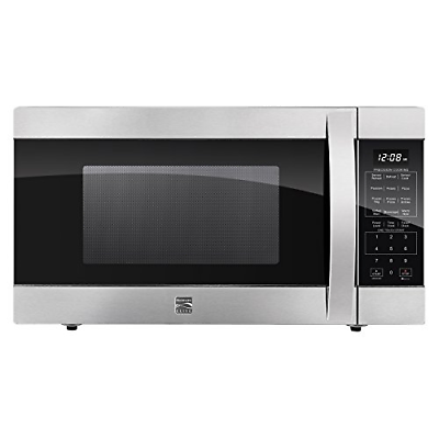 Kenmore Elite 79393 2.2 Cubic Foot Counter Top Microwave Oven in Stainless Steel