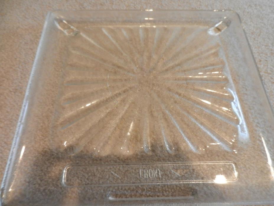 Vintage Amana Radarange Microwave Glass Plate 14.5