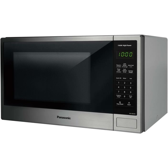 Panasonic 1.3 Cu Microwave Oven with Stainless Steel 1100W NN-SB646S