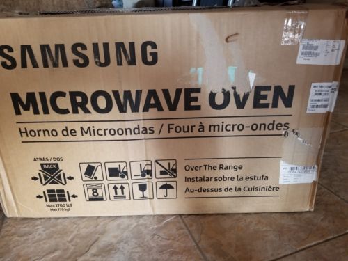 SAMSUNG ME18H704SFS 1.8 Cu (OTR) Over The Range STAINLESS Microwave Oven - READ
