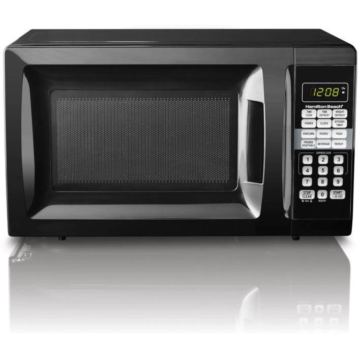 Microwave Oven Countertop Home Kitchen Cooking Appliance Compact Black