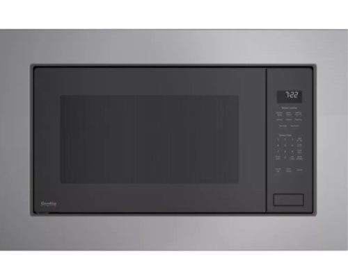 GE Profile PEB7227SLSS Profile 2.2 cu. ft. Countertop Microwave in Gray with Sen