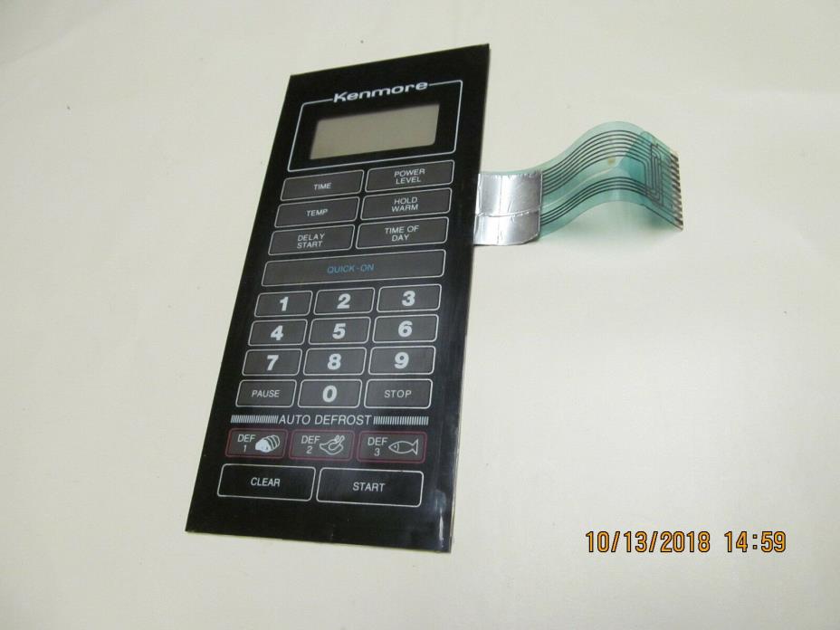 Kenmore Microwave Touch Pad