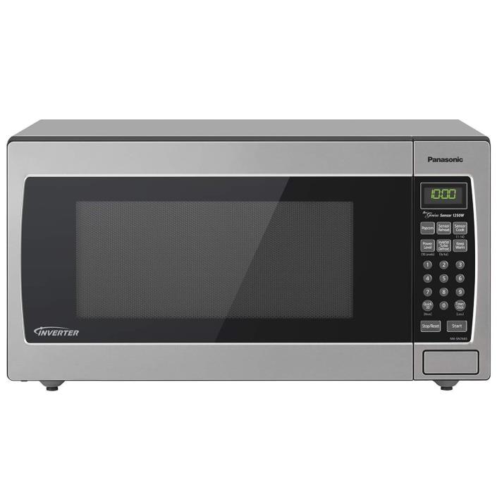 Panasonic Microwave Oven Stainless Countertop/Built-In Inverter Technology 1250W