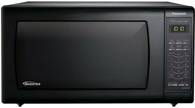Panasonic 1.6 cu. ft. Countertop Microwave in Black, Built-In Capable with and