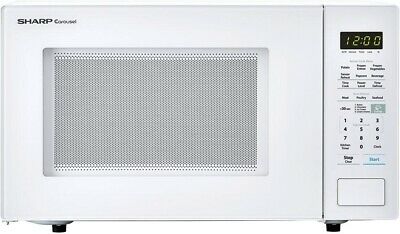 Sharp Carousel 1.4 cu. ft. Countertop Microwave in White with Sensor Cooking