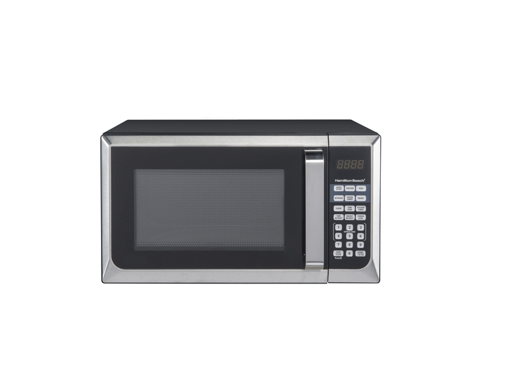 Hamilton Beach 0.9 cu.ft. Microwave Oven, Stainless Steel ( NEW BRAND )