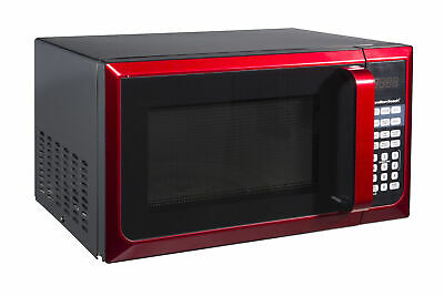 Microwave Oven 0.9 Cu Ft Touch Pad Control Reheating Home Kitchen Countertop