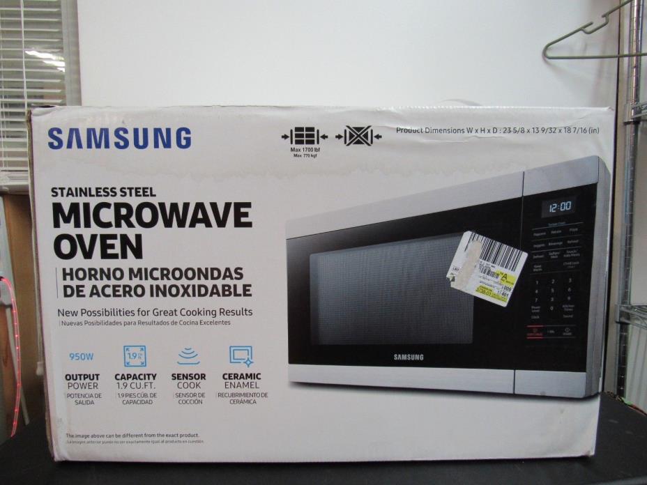 NEW Samsung Microwave Oven Stainless Steel 950W 1.9 CU. FT. MS19N7000AS FREE S/H
