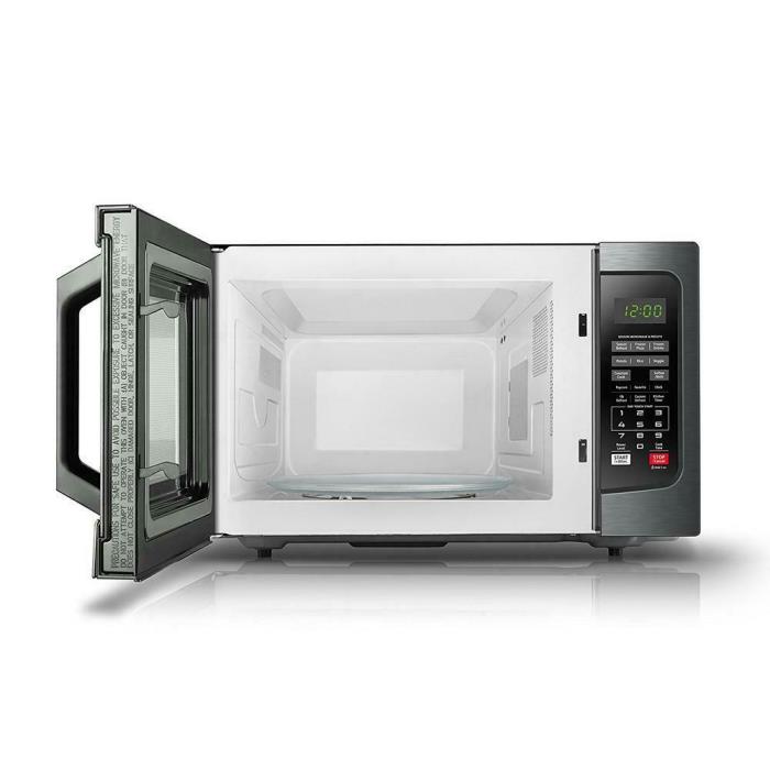 Toshiba EM131A5C-BS Microwave Oven with Smart Sensor Easy Clean Interior and LED