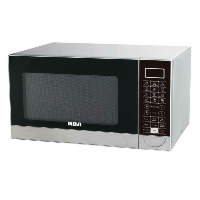 RCA 1.1 CU FT STAINLESS STEEL DESIGN MICROWAVE WITH GRILL FEATURE