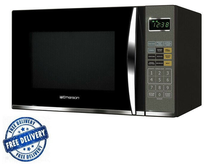 Microwave Oven Grill  1.2cu ft 1100W Sturdy Child Safe Countertop Kitchen Black