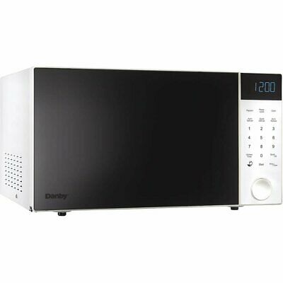 Danby Nouveau Wave 1.1 Cu. Ft. 1000W Countertop Microwave Oven in White