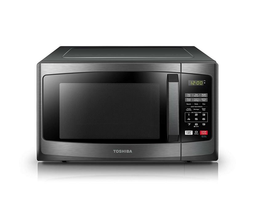 Microwave Oven 0.9 Cu Ft Stainless Steel LED Lighting Eco Mode 900w Toshiba New