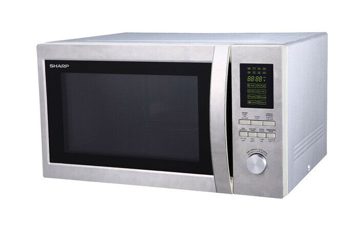 Sharp R-45BT 43 Liter 1100 Watt Stainless Steel Microwave Oven - 220-240 Volt 50