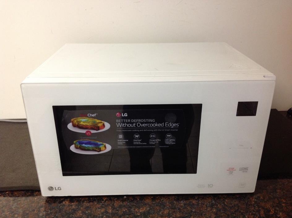 LG LMC1575SW 1.5 cu. ft. NeoChef Countertop Microwave - White - Scratches