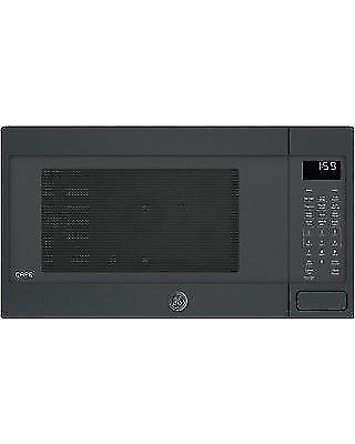 GE Cafe 1.5  22 Inch Convection Countertop Microwave Black Slate