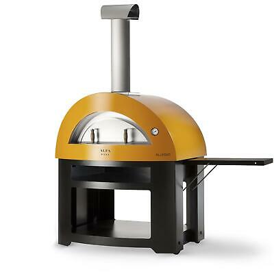 Alfa Allegro 39-Inch Outdoor Wood-Fired Pizza Oven - Yellow