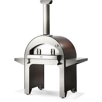 Alfa 4 Pizze 31-Inch Outdoor Wood-Fired Pizza Oven - Copper