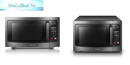 Toshiba EM245A5C-BS Microwave Oven with Inverter Technology, LCD Display and...
