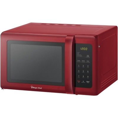 Magic Chef(R) MCD993R .9 Cubic-ft Countertop Microwave (Red)