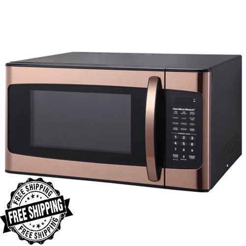 Hamilton Beach 1.1 CU FT Microwave Oven 1000W Copper clad, Free Shipping