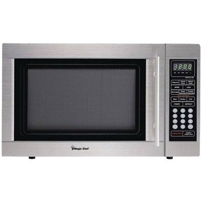 New Magic Chef MCD1310ST 1.3-Cubic-ft Countertop Microwave (Stainless Steel)