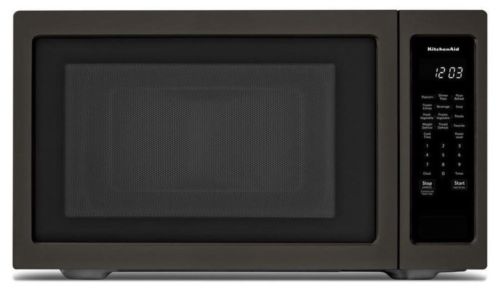KitchenAid KMCS3022GBS - 2.2 CF 1200W BLACK Stainless Steel Countertop Microwave