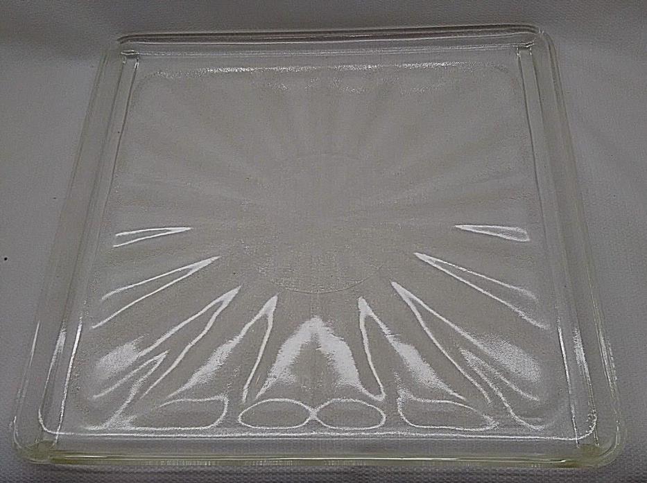 Vintage Microwave Replacement Glass Plate Tappan  15 1/4