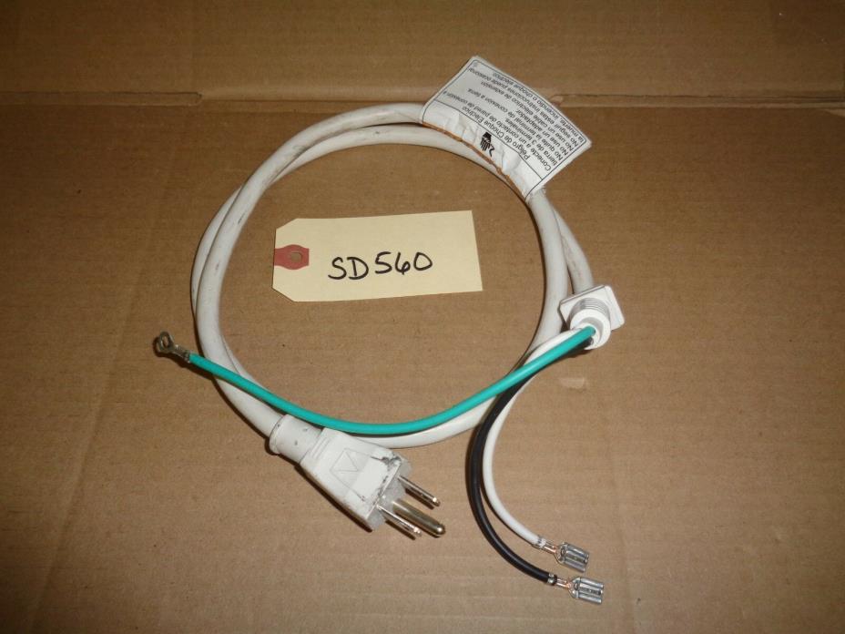 Genuine KitchenAid Microwave Power Cord KMHC319ESS W10708076  - SD560