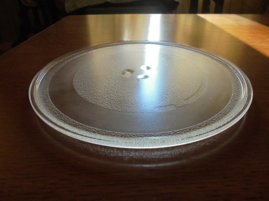 Microwave oven turn table rotisserie glass plate 10 inch diameter
