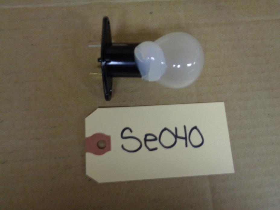 GENUINE Whirlpool MICROWAVE Light Bulb Socket - SE040